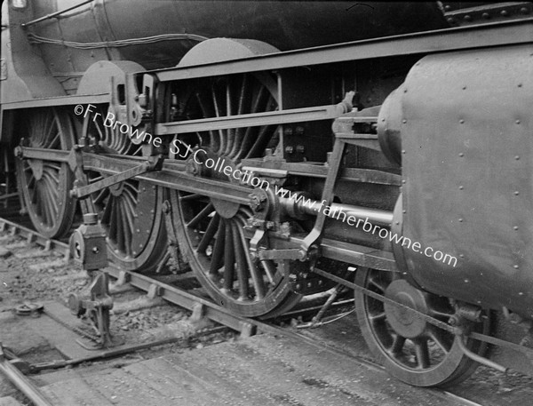 CLOSE-UP OF LOCO WHEELS